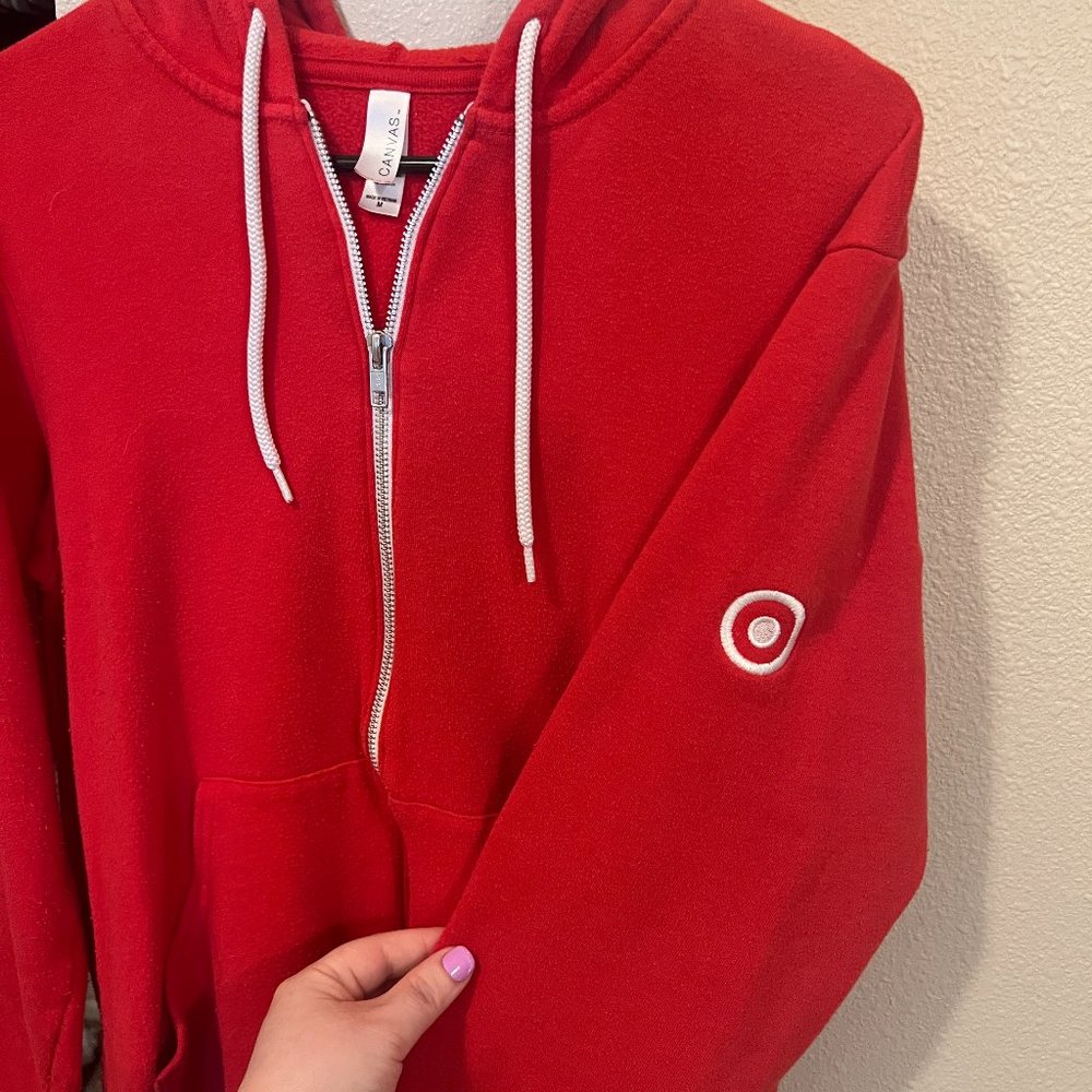 Canvas | Target red hoodie, M
